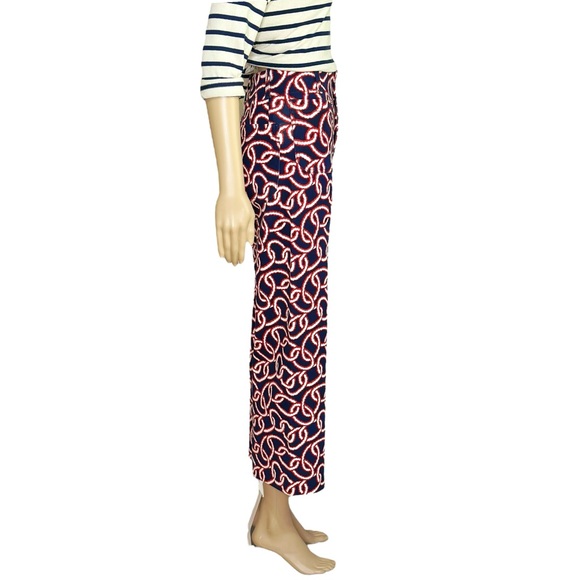 MAEVE x ANTHROPOOGIE Colette Cropped Wide-Leg Ponte Pants, Blue/Midnight, 24” - Picture 7 of 14